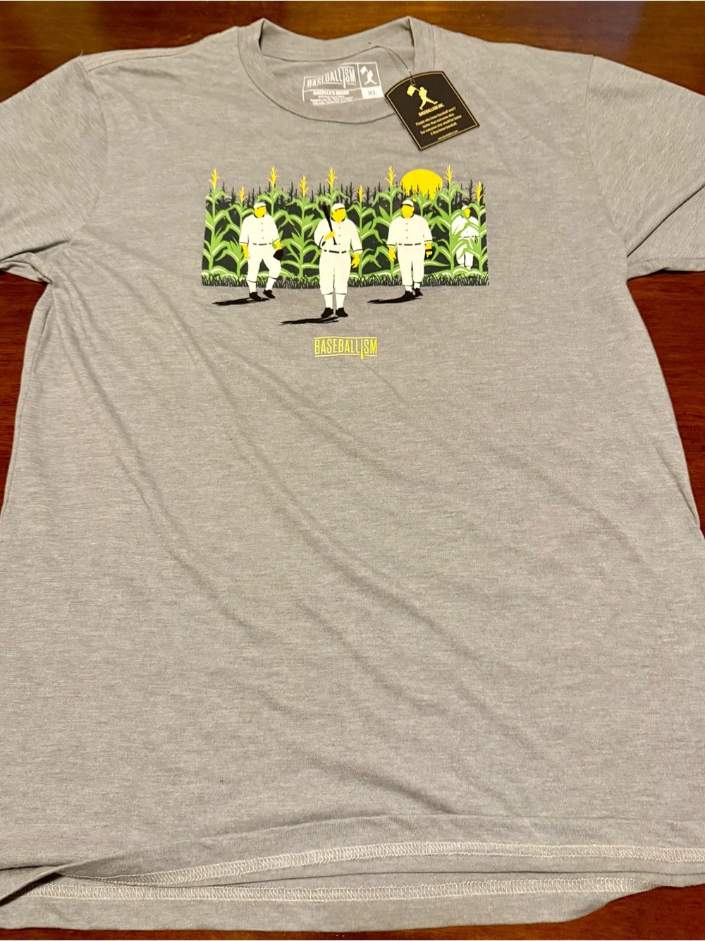 Mens baseballism Field of Dreams tee